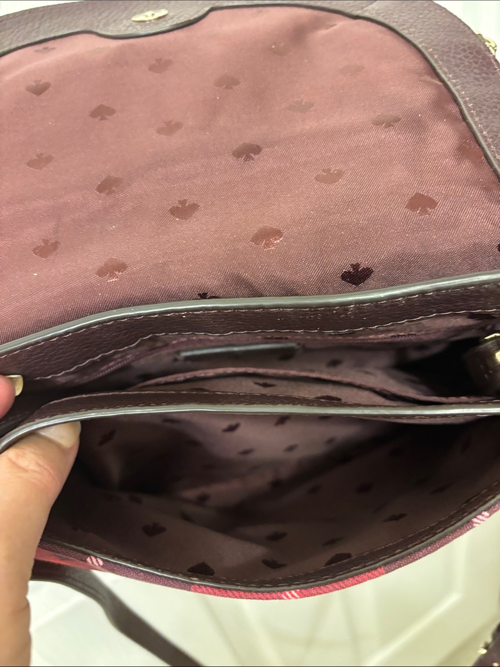 Kate spade Leila flap plaid crossbody/shoulder bag - Like New - Picture 8 of 9